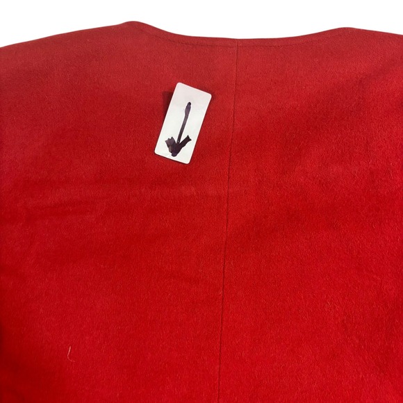 Elegant Red Women's Blazer - Picture 12 of 13